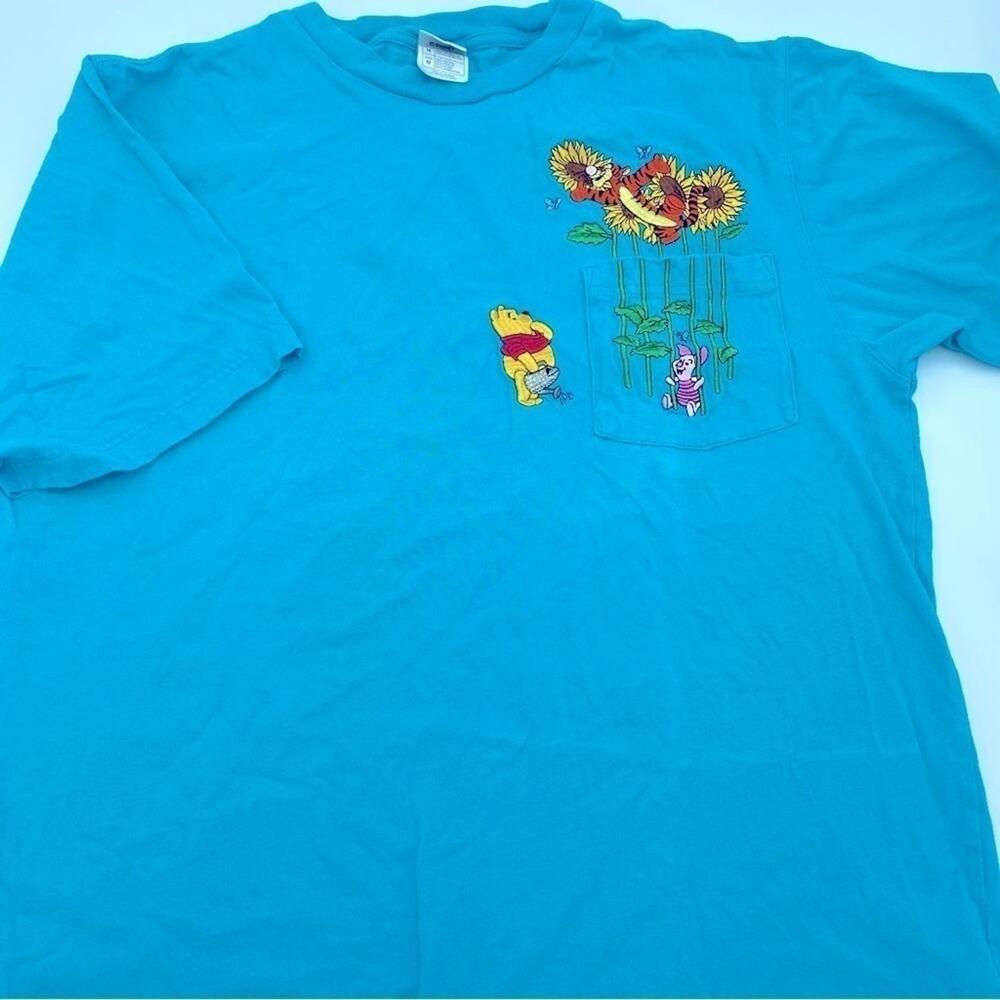 Disney Embroidered Pooh, Piglet, & Tigger 90’s Y2K Short Sleeve T-Shirt M